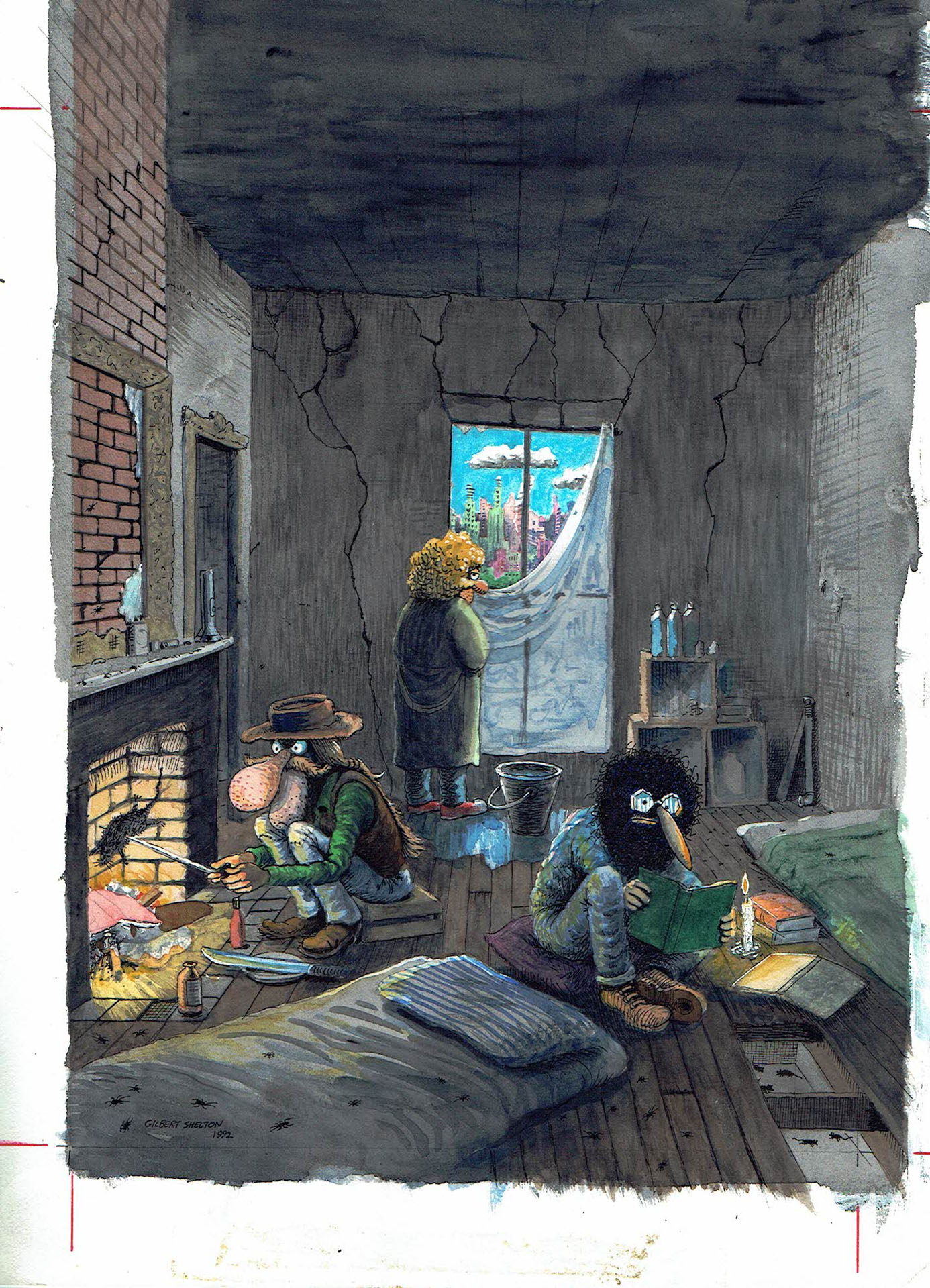 Gilbert SHELTON - The Fabulous Furry Freak Brothers - French edition