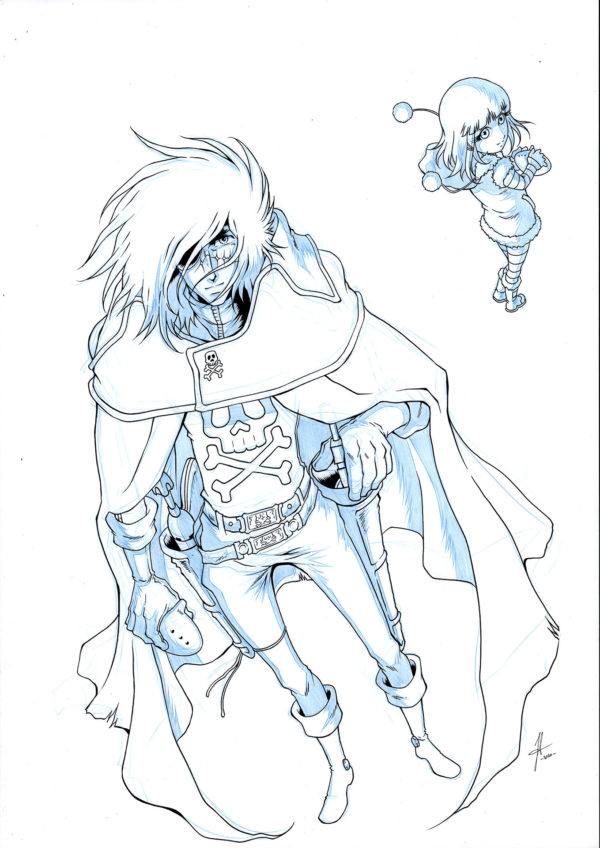 Jerome Alquie | Capitaine Albator – Mémoires de l’Arcadia Tome 3 - Dos de couverture | Comic Art Factory