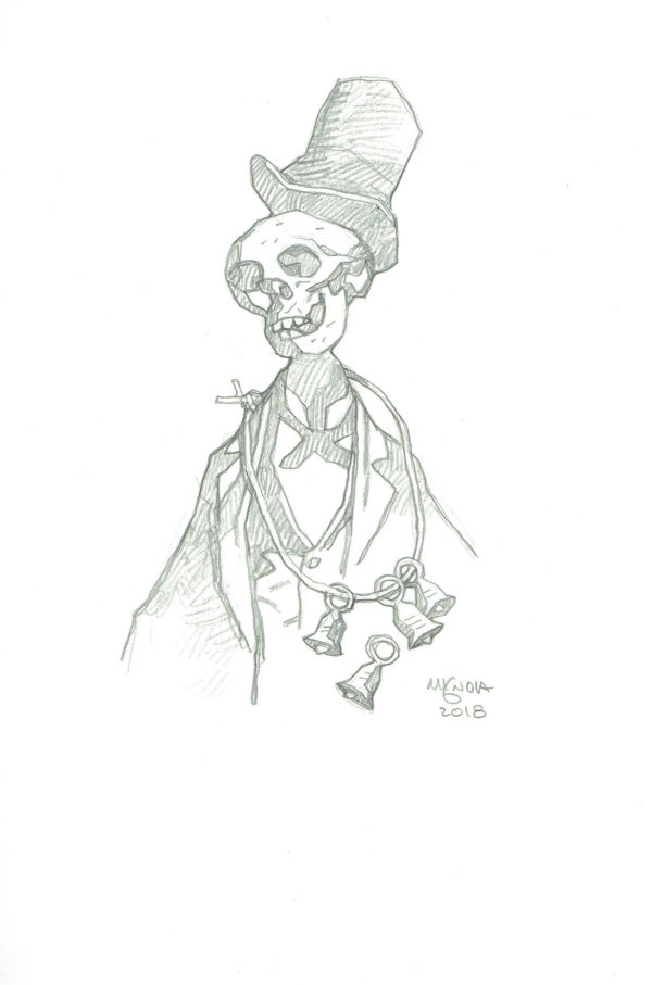 Mike MIGNOLA | Squelette avec chapeau et cloches — Page 